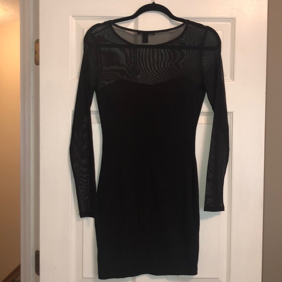 Forever 21 NWT Short Black Body-con Dress Size M - Picture 4 of 8